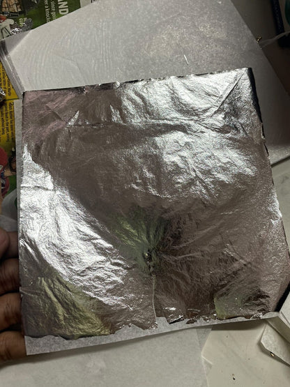Metallic Foil Flakes Sheet A3 - Kraft ki Dukaan