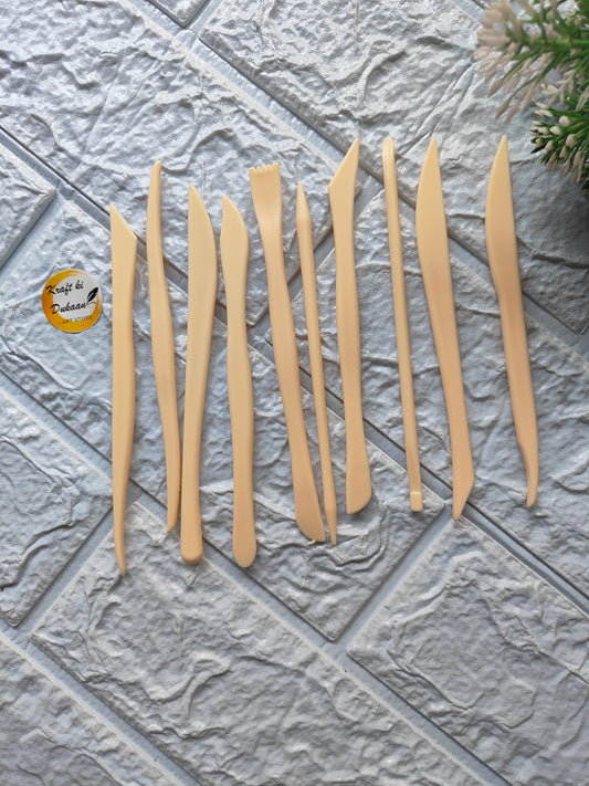 Clay Sculpting Pottery 10PC Tool - Kraft ki Dukaan