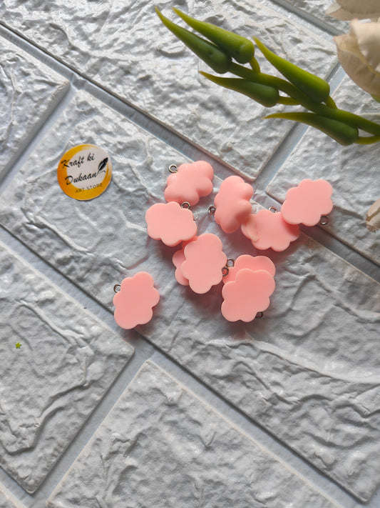 Cloud Flower Charms Pendants 10PC Set - Kraft ki Dukaan