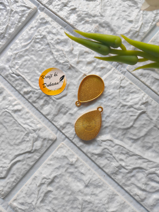 Bezel Pendant Tray Base 6PC Set A - Kraft ki Dukaan