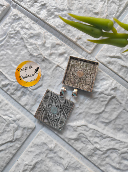 Bezel Pendant Tray Base 6PC Set A - Kraft ki Dukaan