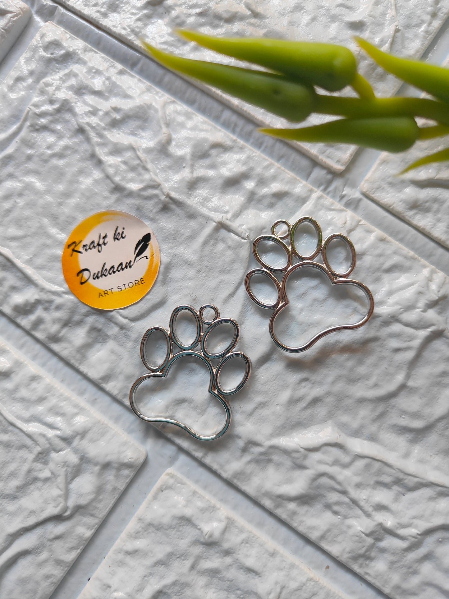 Paw Bezel Pendant 5PC Set - Kraft ki Dukaan