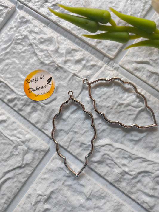 Leaf Shape Bezel Pendant 5PC Set - Kraft ki Dukaan