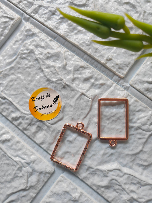 Rectangle Bezel Pendant 5PC Set A - Kraft ki Dukaan