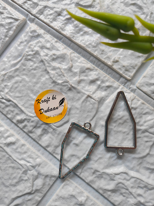 Pentagon Shape Bezel Pendant 5PC Set - Kraft ki Dukaan