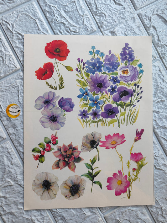 Colour Sticker A4 size - A11 - Kraft ki Dukaan