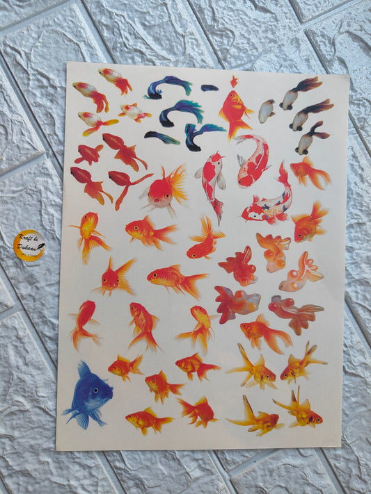 Colour Sticker A4 size - A15 - Kraft ki Dukaan