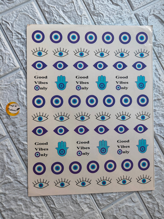 Colour Sticker A4 size - A6 - Kraft ki Dukaan