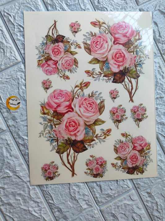 Colour Sticker A4 size - A9 - Kraft ki Dukaan