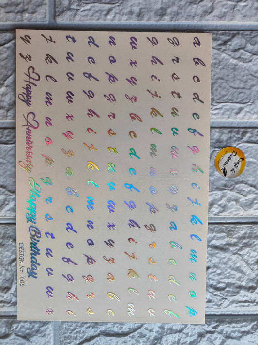 Glow Sticker A5 size - C5 - Kraft ki Dukaan