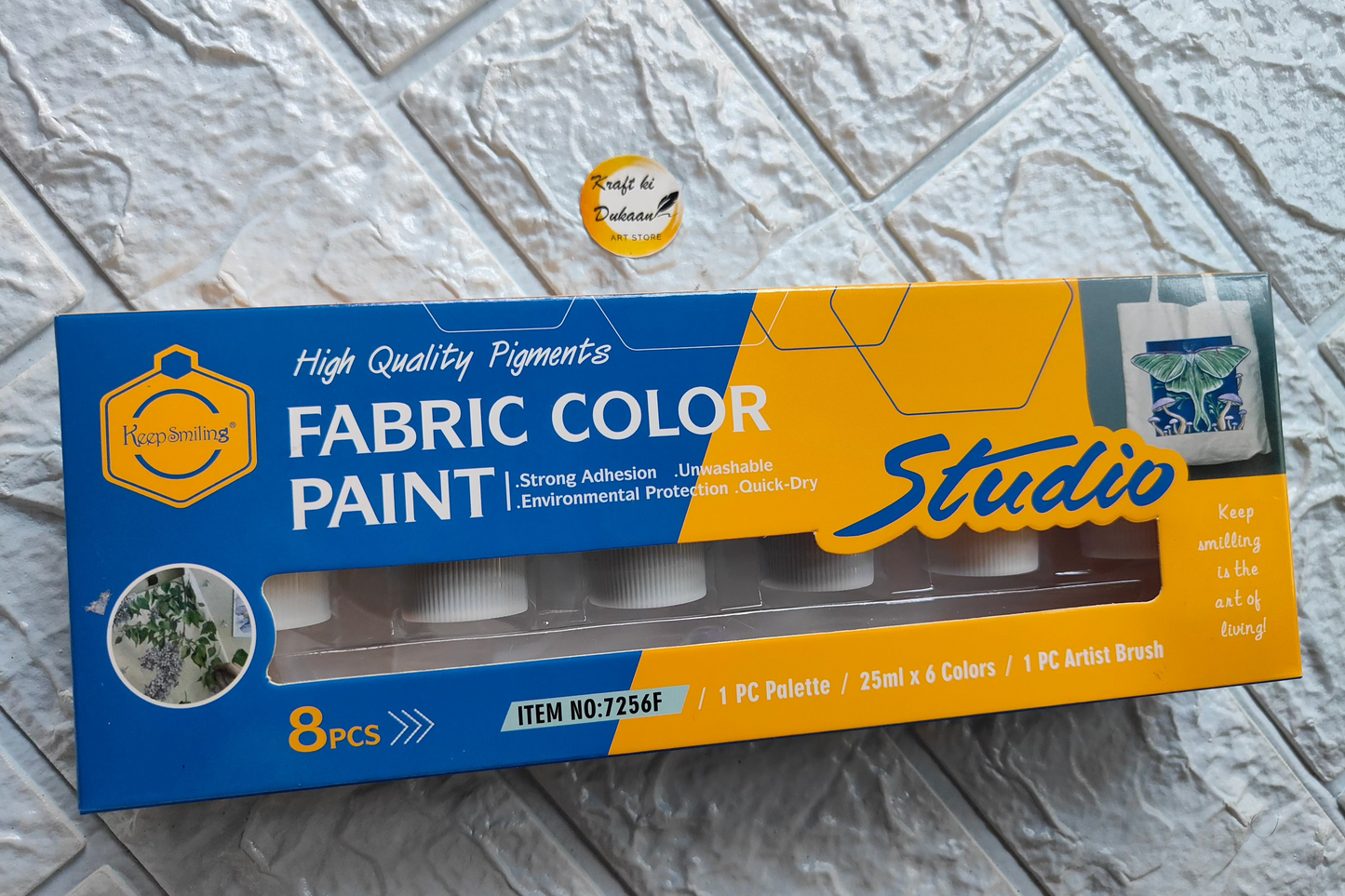 Fabric Colour Paint 25ML Set - Kraft ki Dukaan