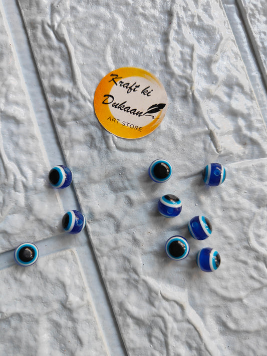 Evil Eye Round Beads Pack of 25