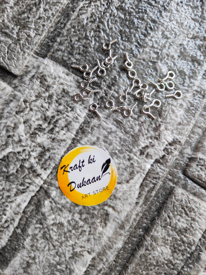 Eye Screw Hooks Small - Kraft ki Dukaan