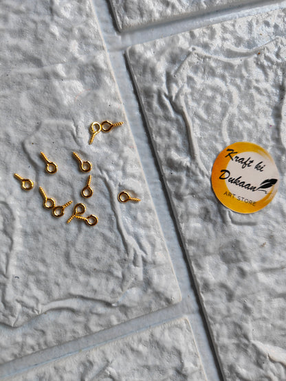Eye Screw Hooks Small - Kraft ki Dukaan