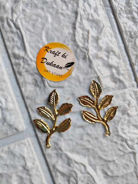 Metal Leaf A8 Pack of 50 - Kraft ki Dukaan