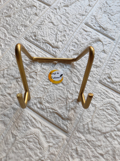 Golden Metal Stand C - Kraft ki Dukaan