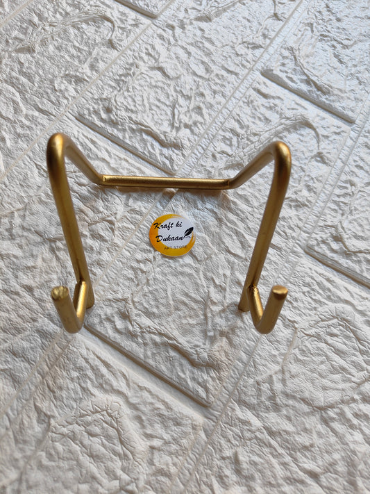 Golden Metal Stand C - Kraft ki Dukaan