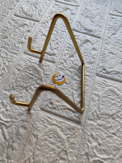 Golden Metal Stand C - Kraft ki Dukaan