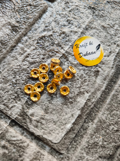 Designer Diamond Beads Pack of 50 - Kraft ki Dukaan