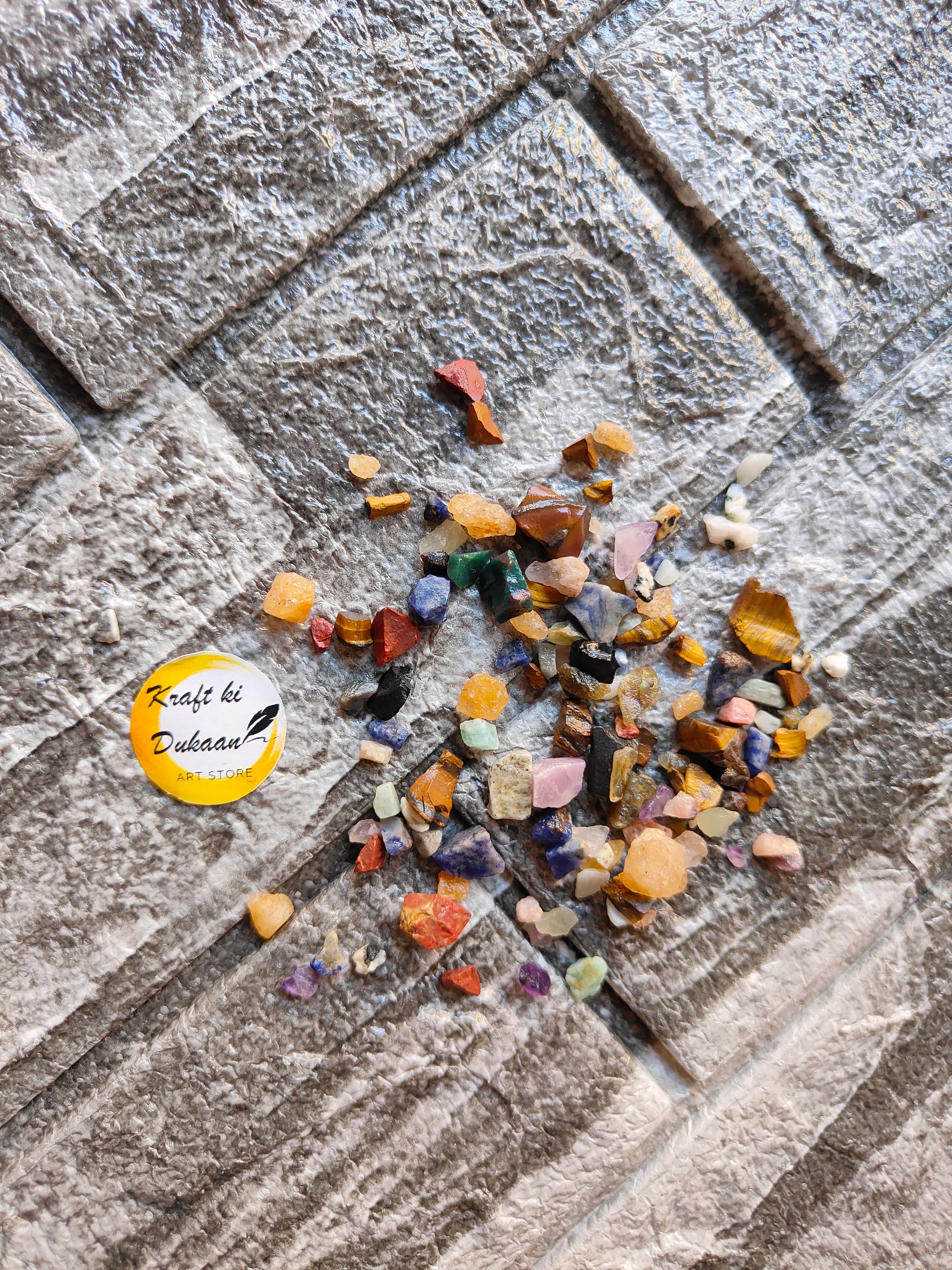 Natural Colorful Stone Mix B2 - Kraft ki Dukaan