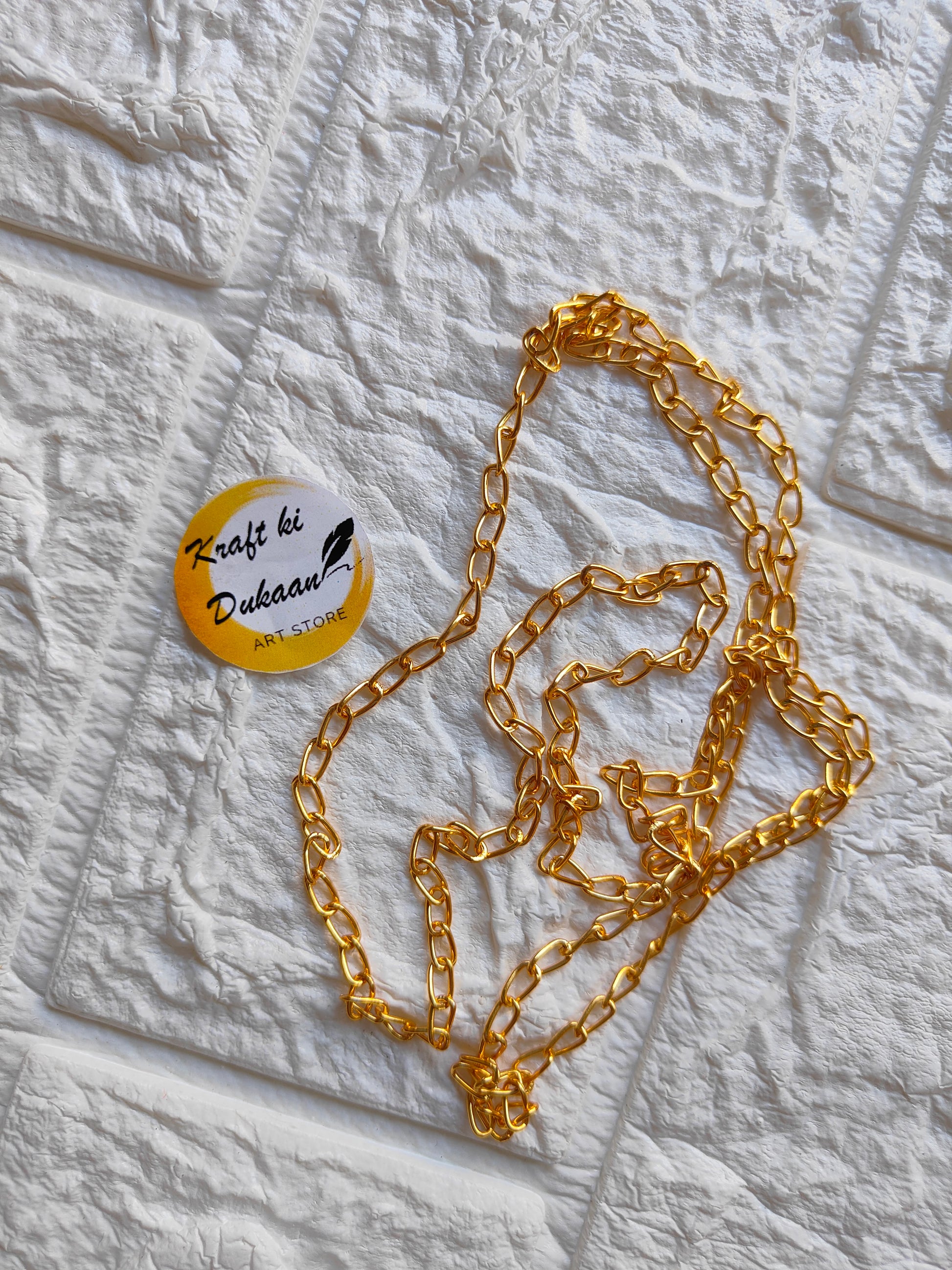 Designer Golden Chain A4 - Kraft ki Dukaan