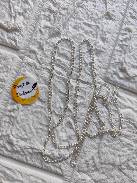 Designer Silver Chain A2 - Kraft ki Dukaan