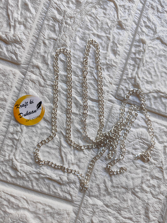 Designer Silver Chain A3 - Kraft ki Dukaan