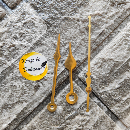 Clock Hands Gold Metal C4