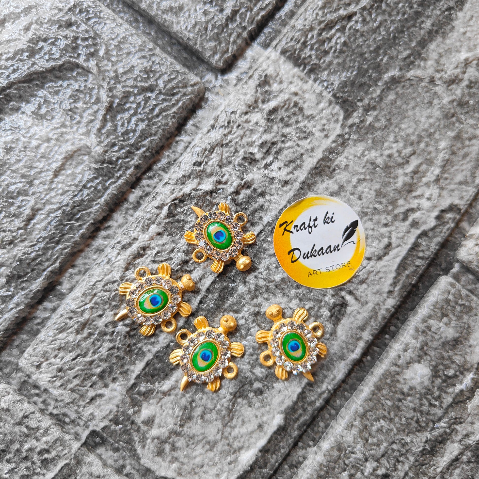 Metal Charms Pendant 12PC Set B3 - Kraft ki Dukaan
