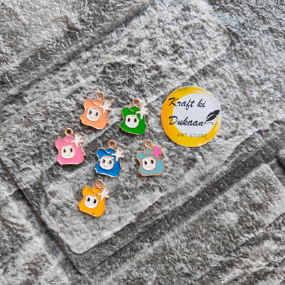 Multi Star Metal Charms 10PC Set - Kraft ki Dukaan