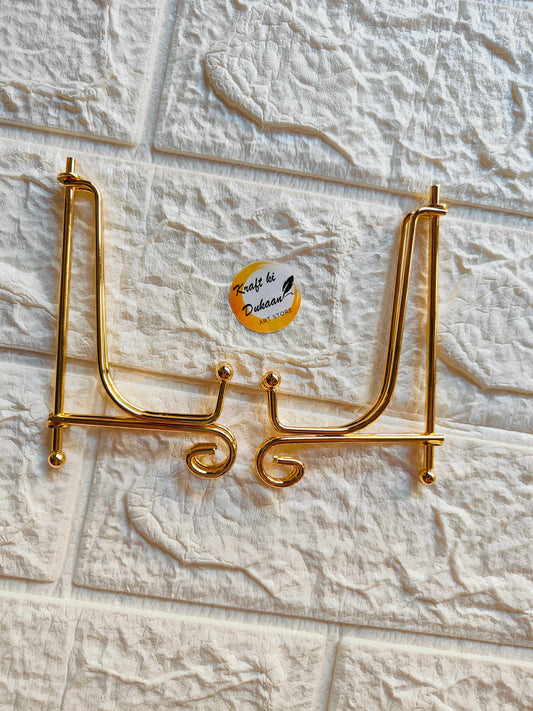 Golden Metal Stand foldable - Kraft ki Dukaan