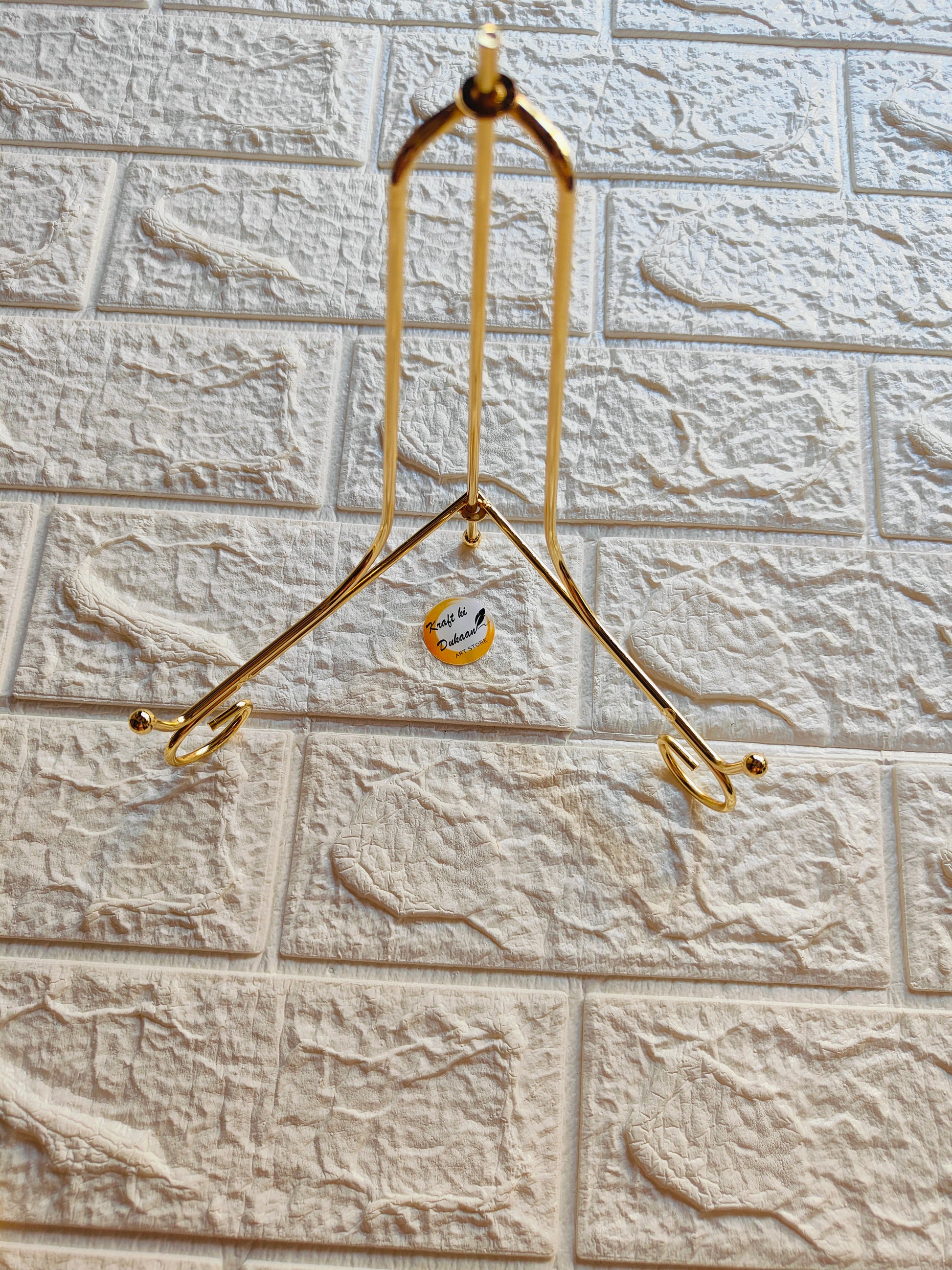 Golden Metal Stand foldable - Kraft ki Dukaan