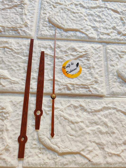 Clock Hands Metal Wooden Finishing W6