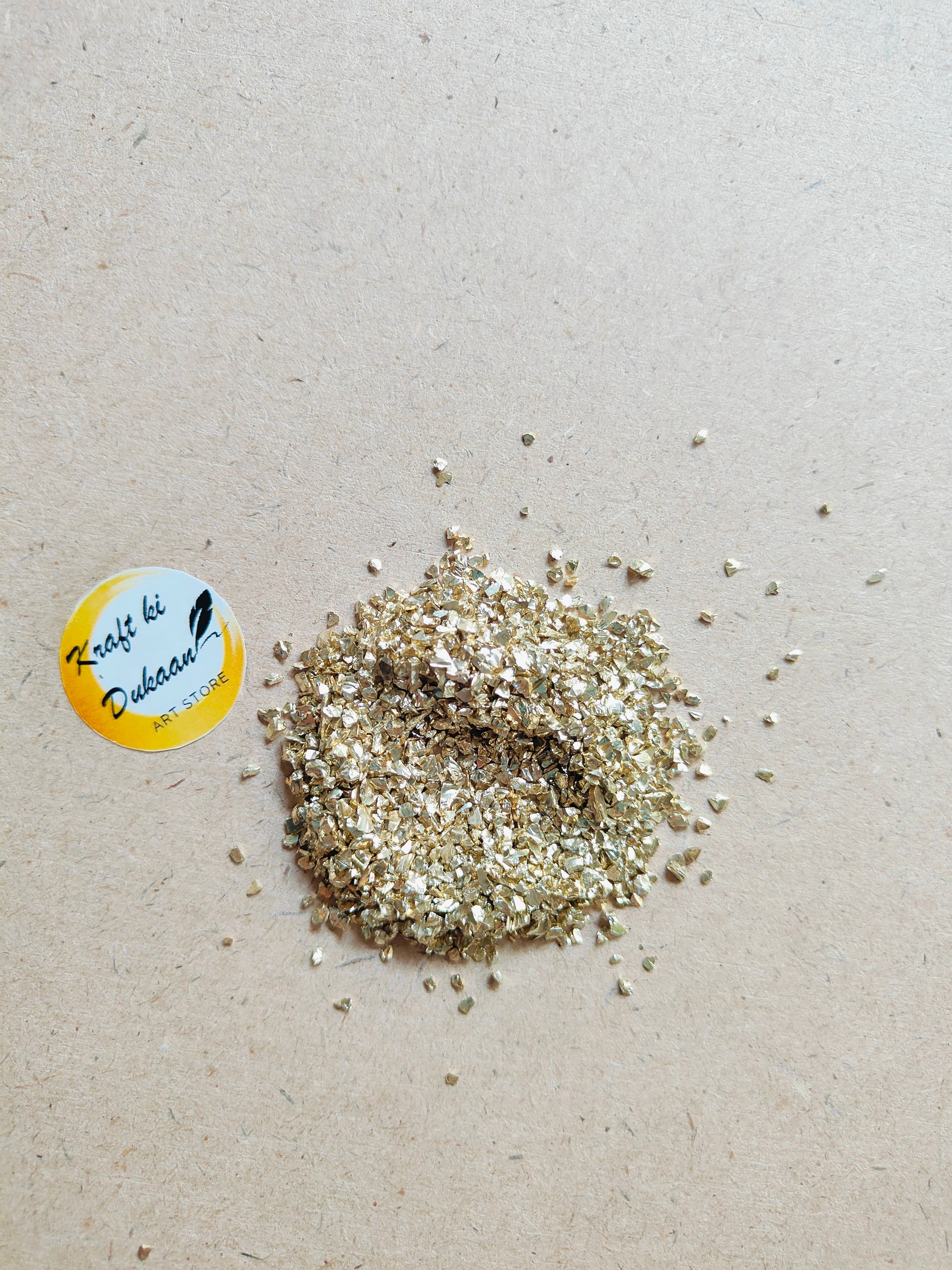 Granules Light Gold Stones - Kraft ki Dukaan