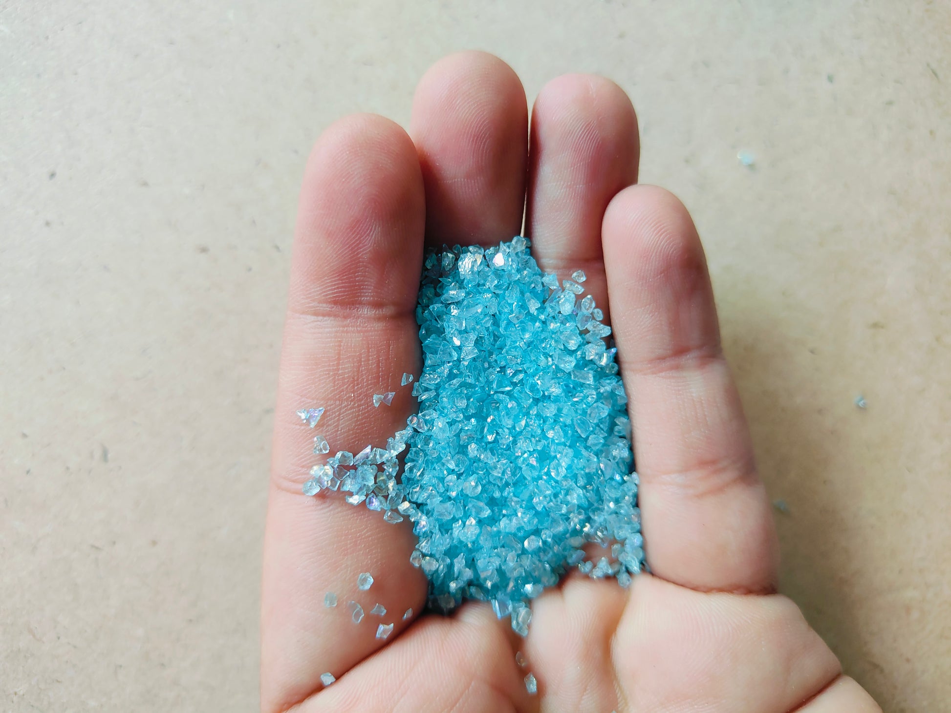 Blue Crystal Stones - Kraft ki Dukaan