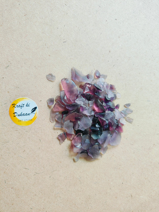 Natural Purple Amethyst Stone Chips - Kraft ki Dukaan