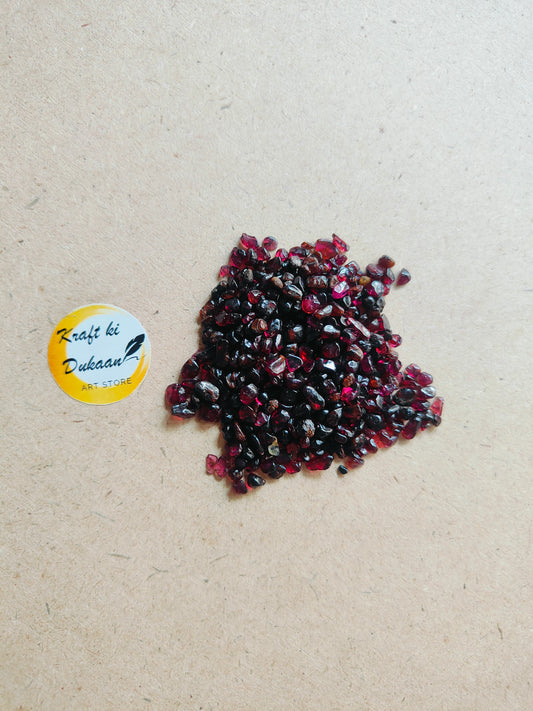 Natural Red Garnet Stones - Kraft ki Dukaan