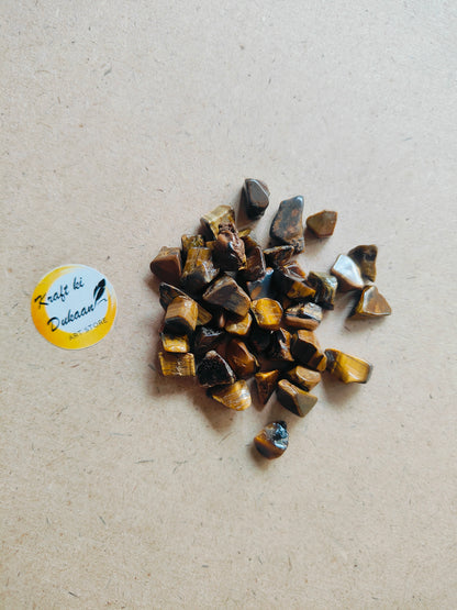 Natural Tiger Eye Stones - Kraft ki Dukaan