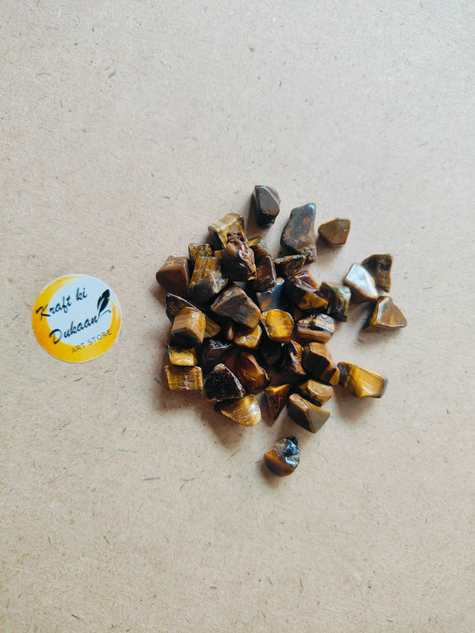 Natural Tiger Eye Stones - Kraft ki Dukaan