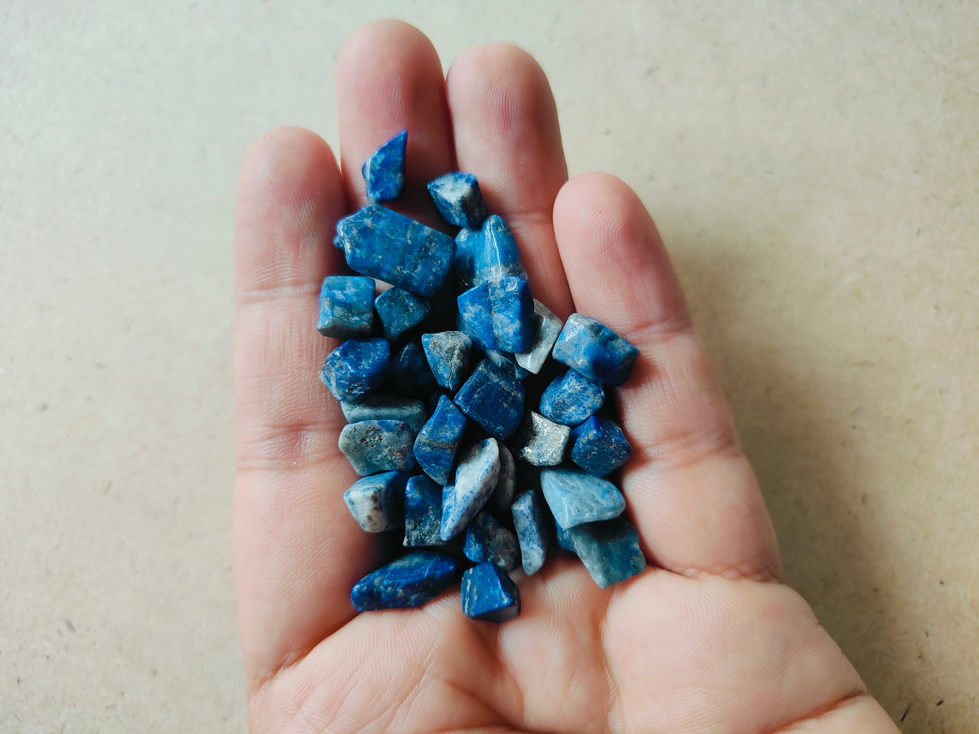 Natural Lapis Blue Stones - Kraft ki Dukaan