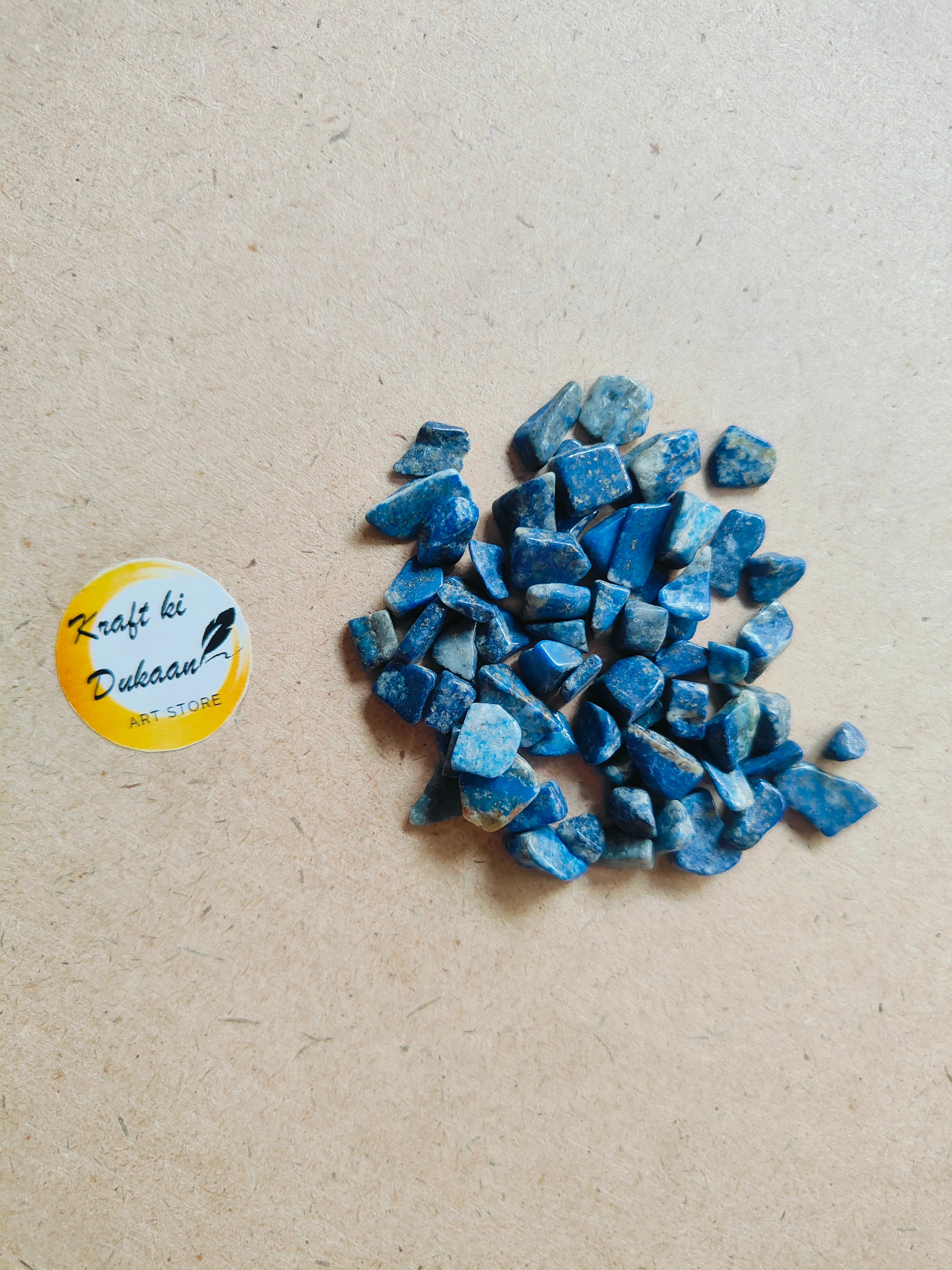 Natural Lapis Blue Stones - Kraft ki Dukaan