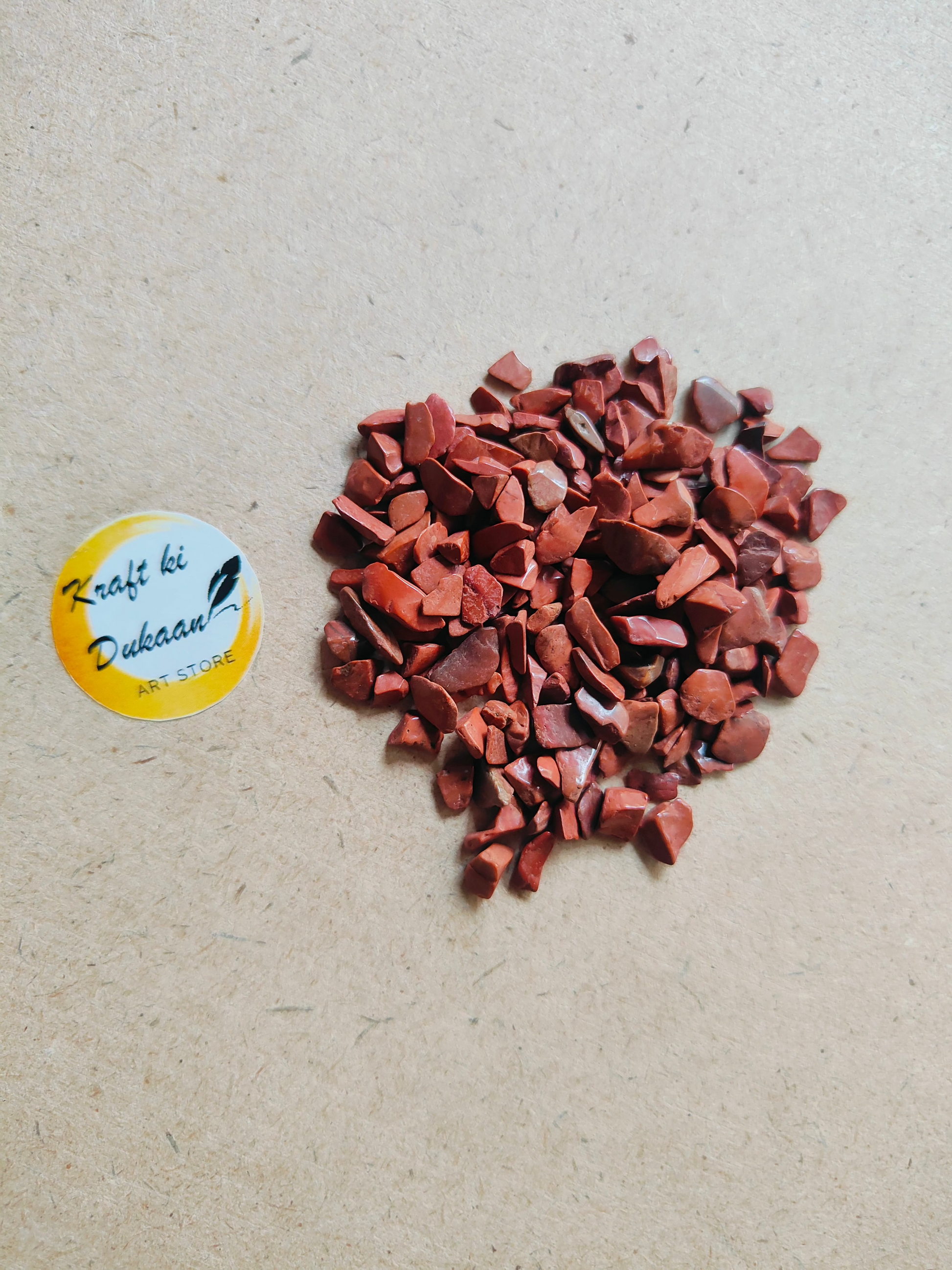 Natural Red Jasper Stones - Kraft ki Dukaan