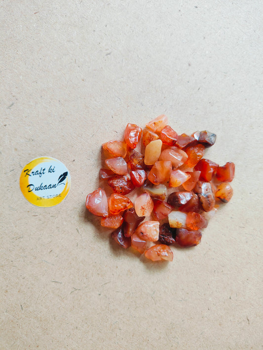 Natural Red Carnelian Stones - Kraft ki Dukaan