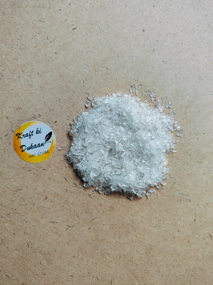 Transparent Crystal Stones 2-4mm - Kraft ki Dukaan