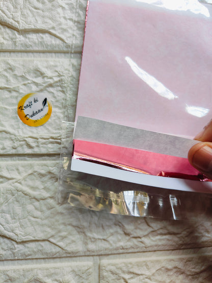 Metallic Foil Flakes Sheet A2 - Kraft ki Dukaan