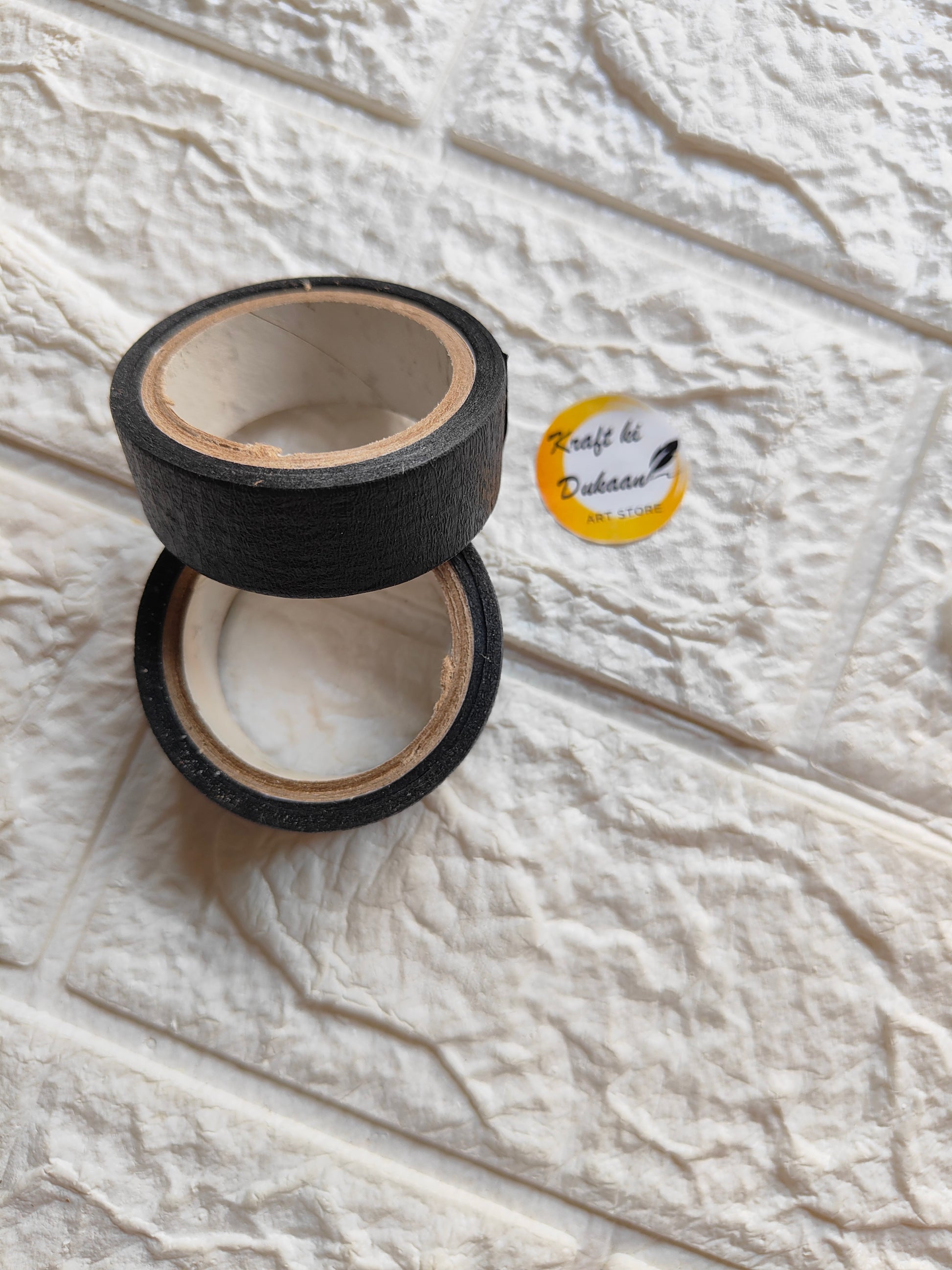 Masking Tape Black - Kraft ki Dukaan