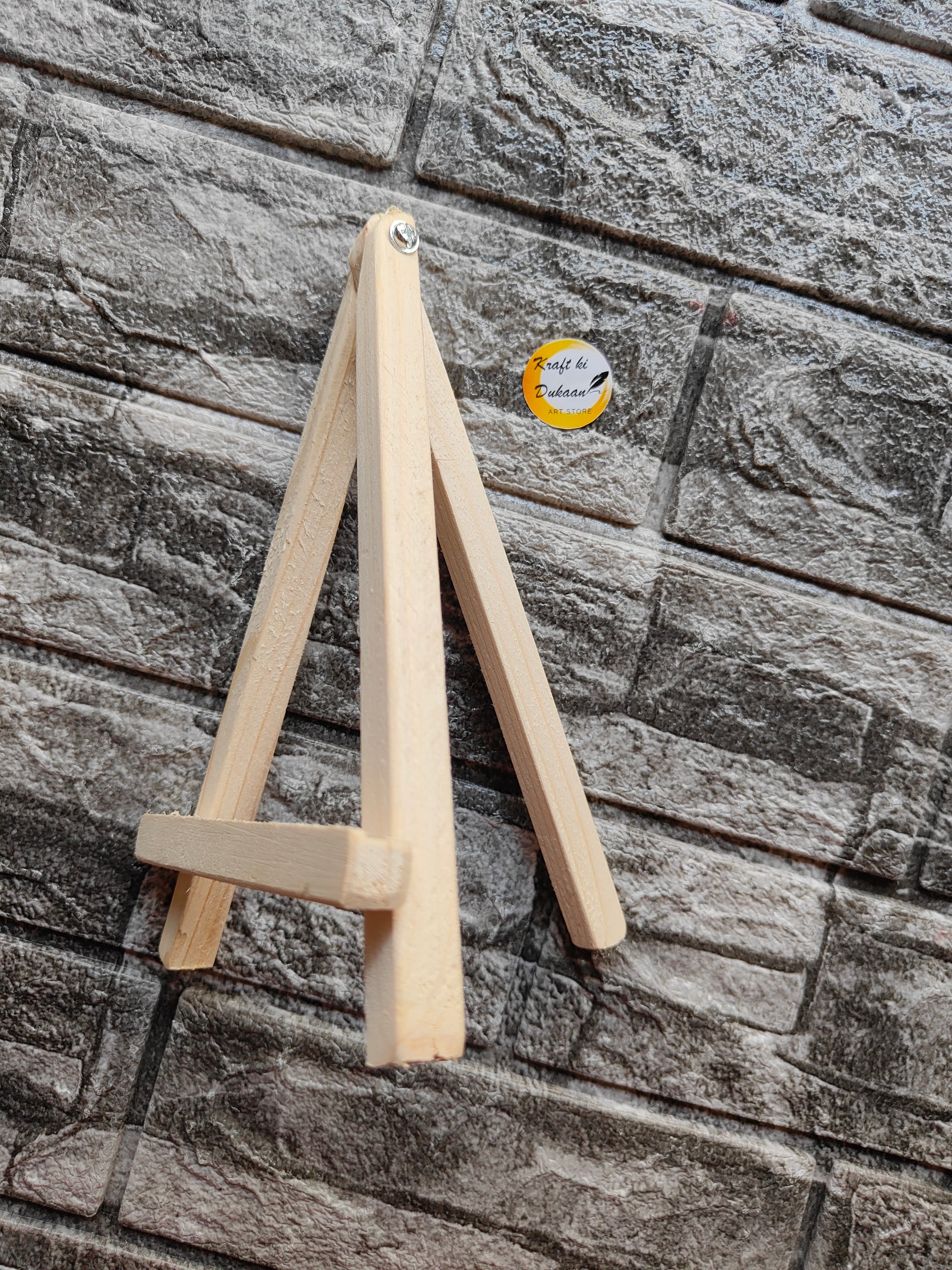 8" Wooden Easel Stand with Screw - Kraft ki Dukaan
