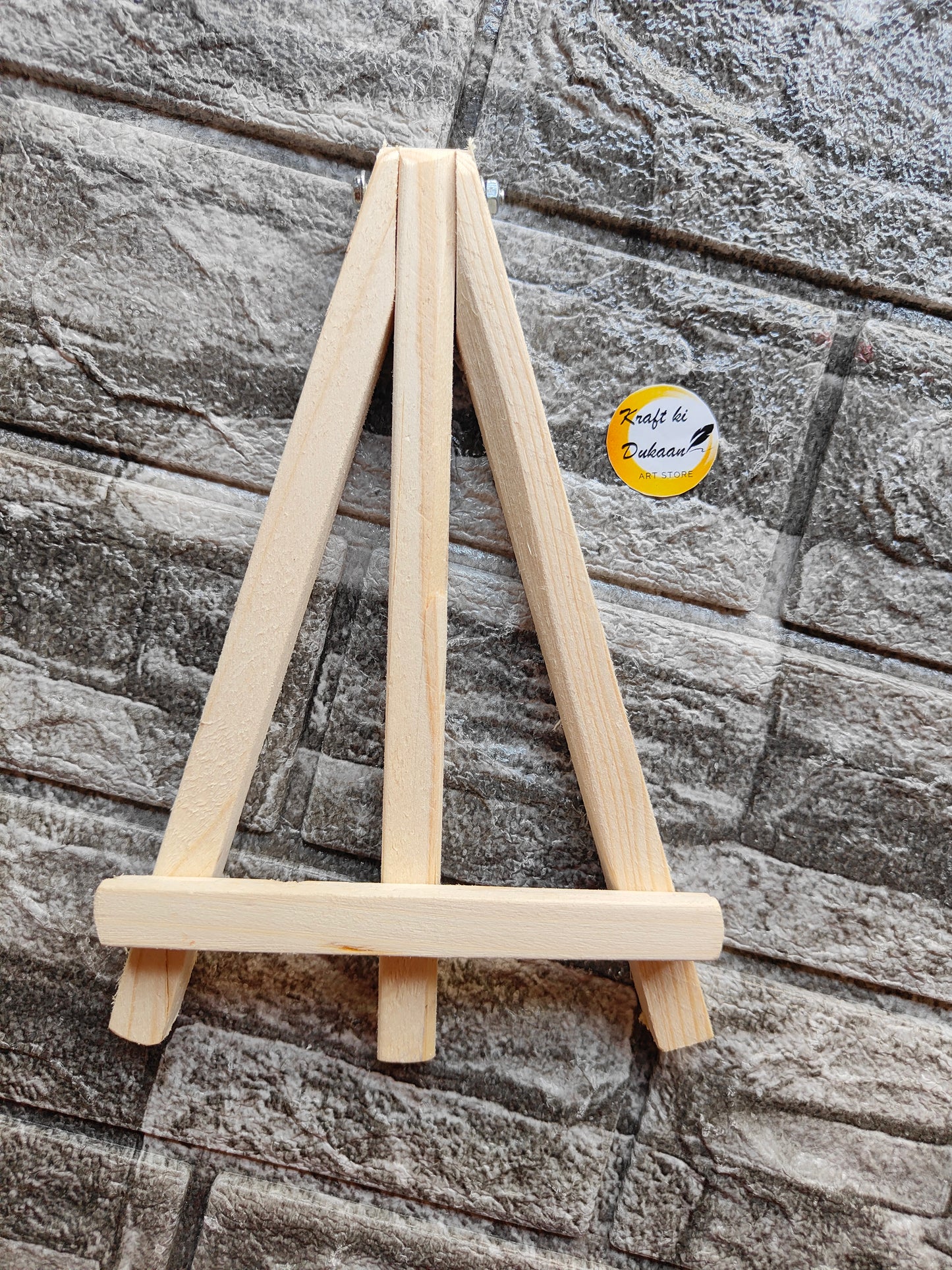 8" Wooden Easel Stand with Screw - Kraft ki Dukaan