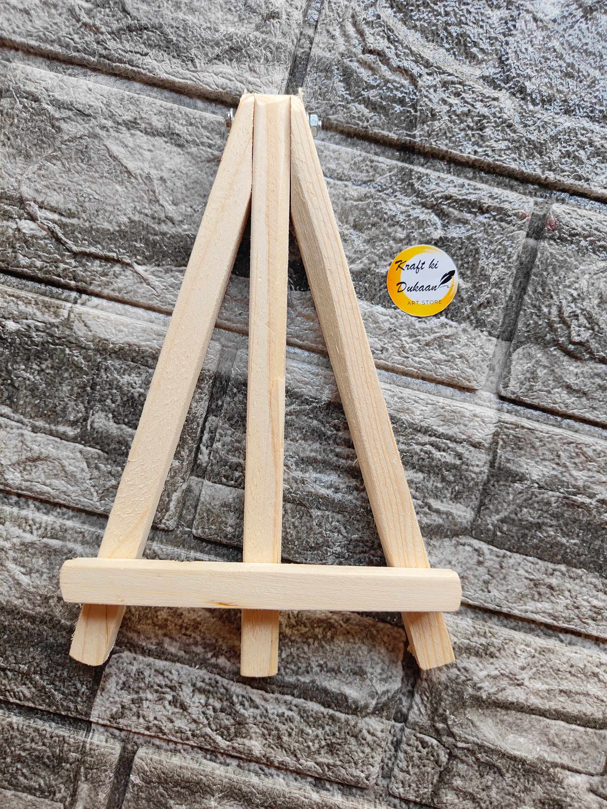 8" Wooden Easel Stand with Screw - Kraft ki Dukaan