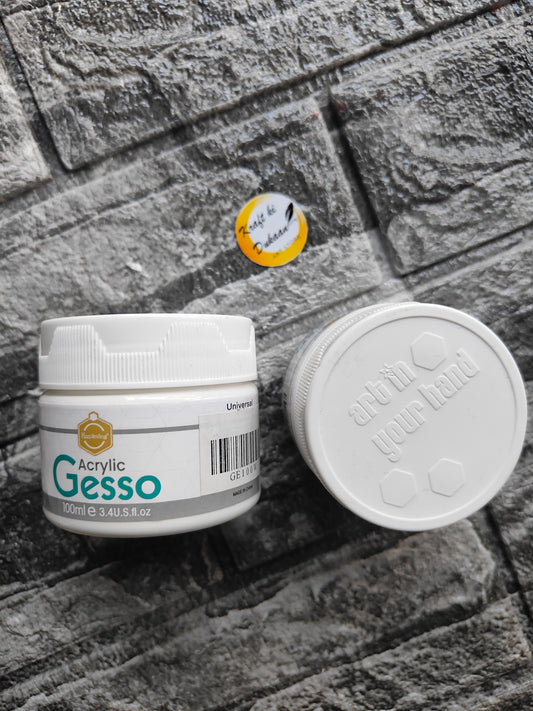 Acrylic Gesso White 100ML - Kraft ki Dukaan